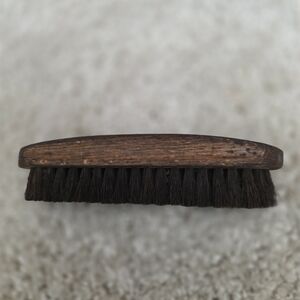 Source Unknown Dark Wood Beard Brush